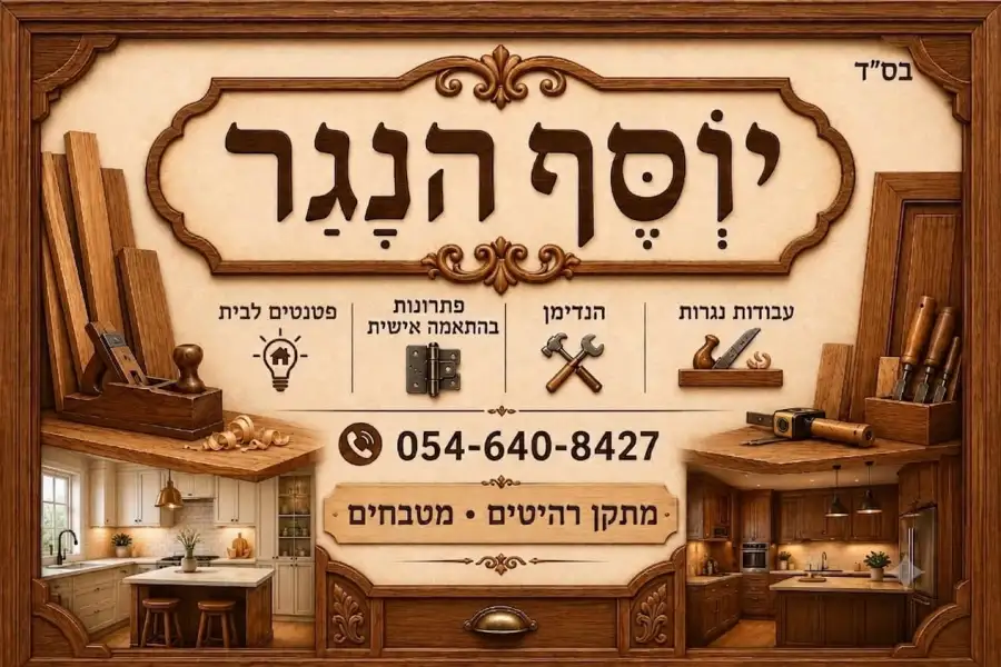 יוסף . הנדימן + נגר