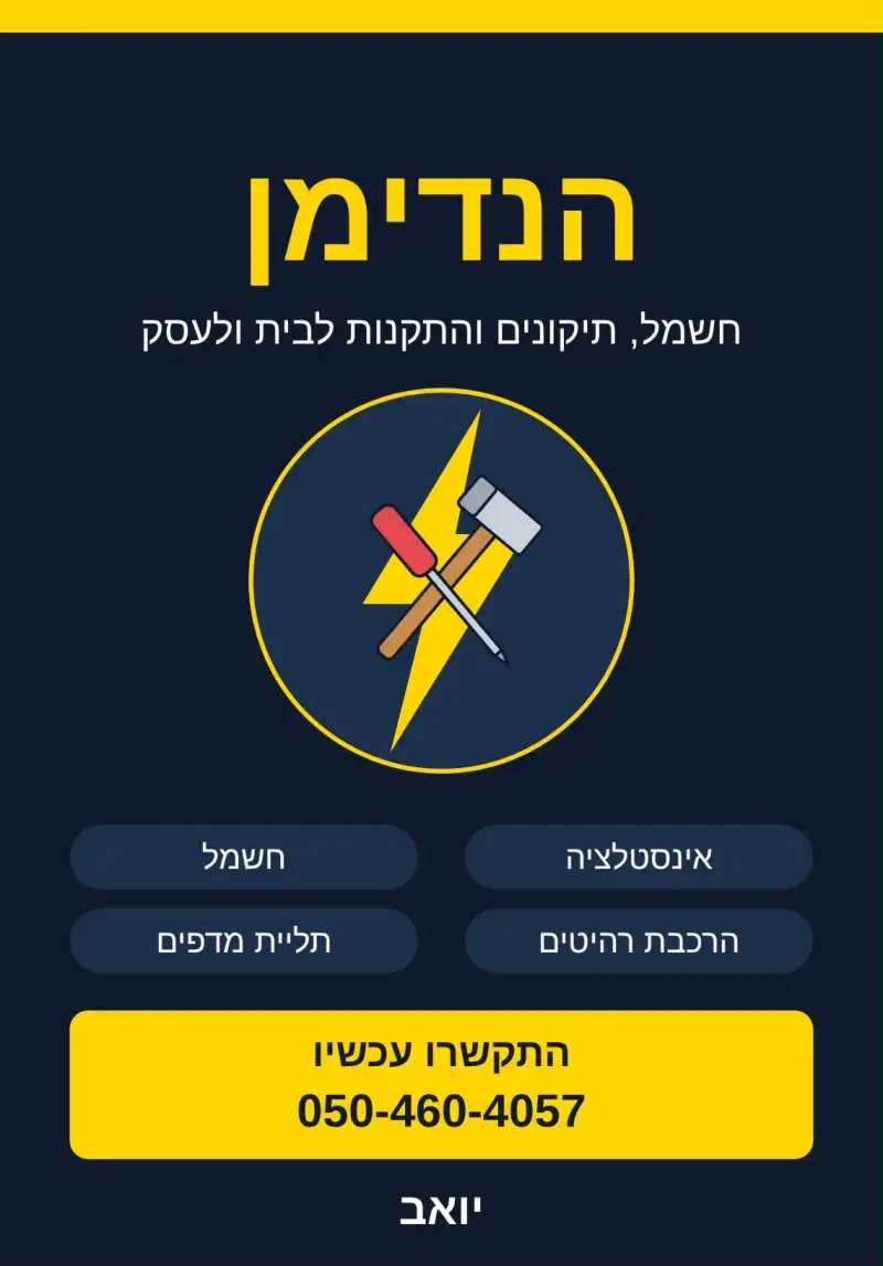 הנדימן מקצועי